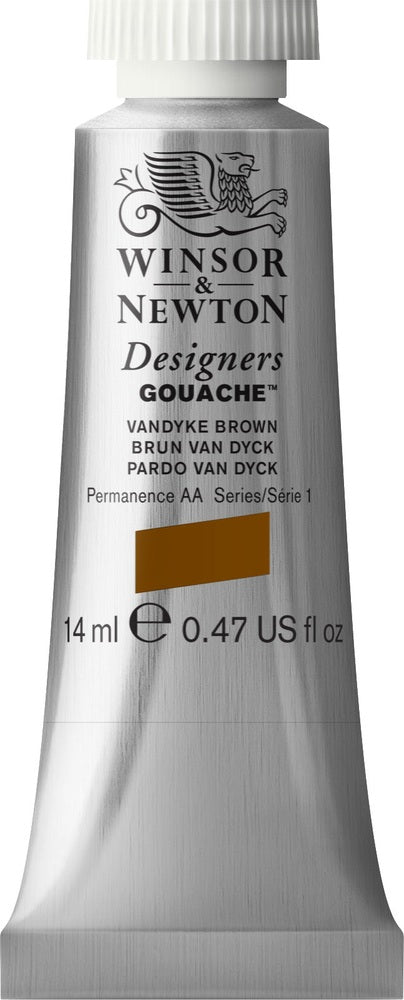 GOUACHE W/N VANDYKE BROWN S1 14ML