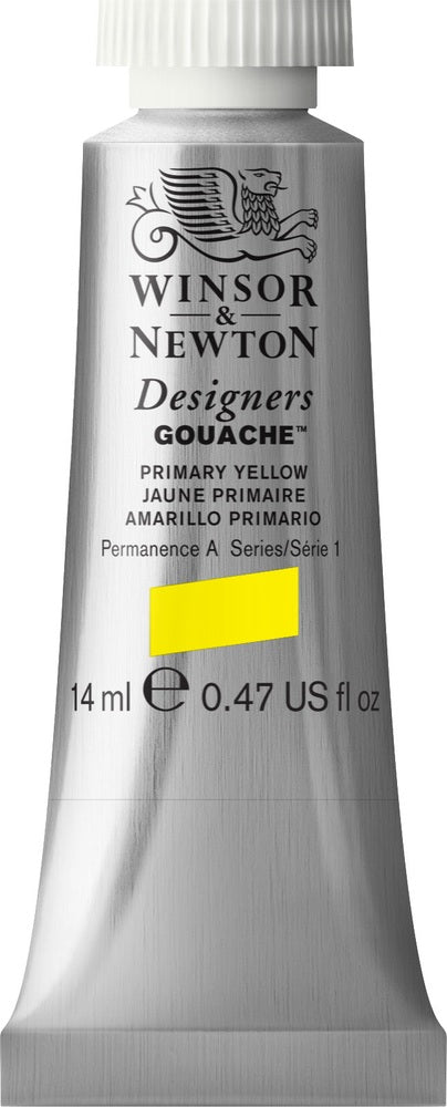 GOUACHE W/N PRIMARY YELLOW S1 14ML