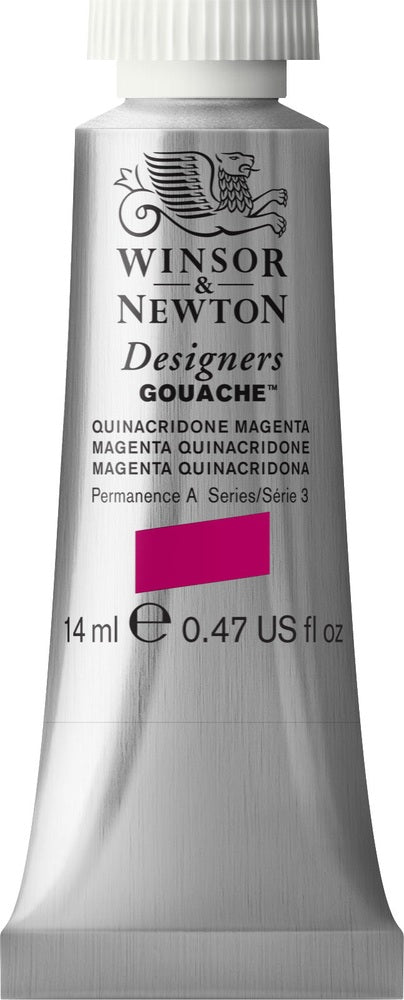 GOUACHE W/N QUINACRIDONE MAGENTA S3 14ML