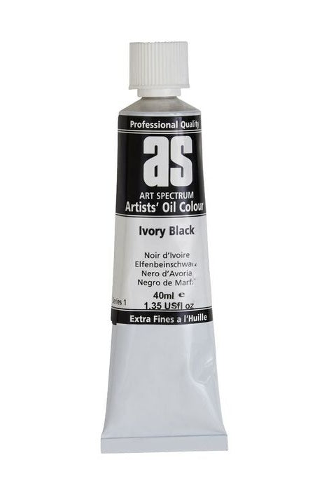 OIL AS ARTIST 40ML S1 IVORY BLACK