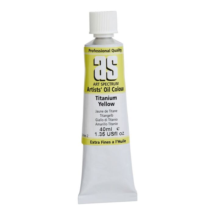 OIL AS ARTIST 40ML S2 TITANIUM YELLOW