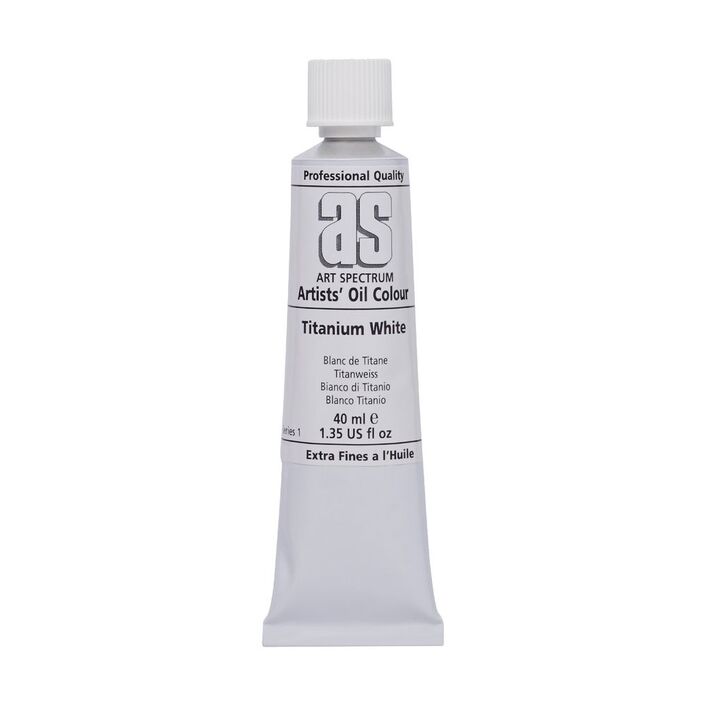 OIL AS ARTIST 40ML S1 TITANIUM WHITE