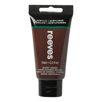 ACRYL REEVES 75ML BURNT UMBER