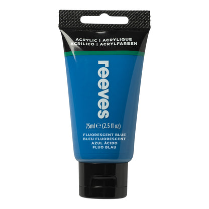 ACRYL REEVES 75ML FLUORESCENT BLUE