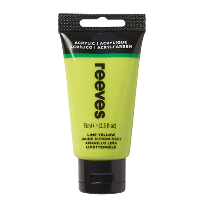 ACRYL REEVES 75ML LIME YELLOW