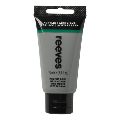 ACRYL REEVES 200ML MED GREY