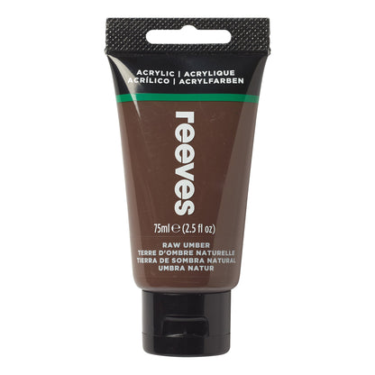 ACRYL REEVES 75ML RAW UMBER