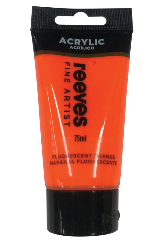 ACRYL REEVES 75ML FLUORESCENT ORANGE
