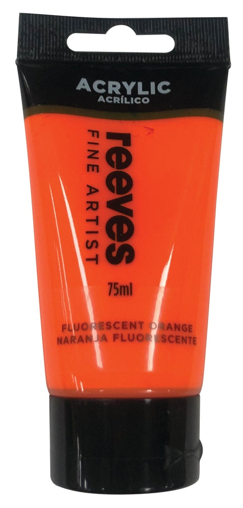 ACRYL REEVES 75ML FLUORESCENT ORANGE