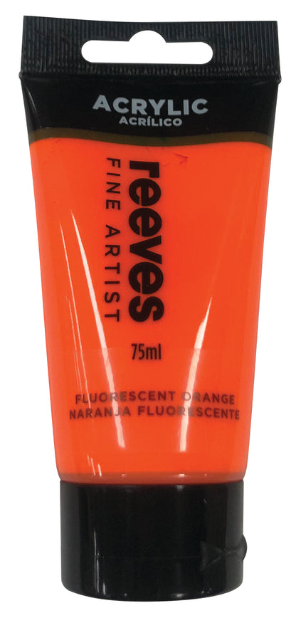 ACRYL REEVES 75ML FLUORESCENT ORANGE