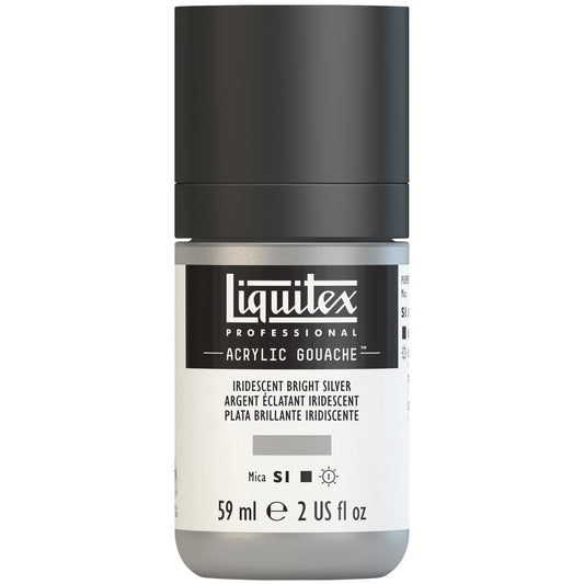 GOUACHE LIQUITEX IRRIDESCENT BRIGHT SILV