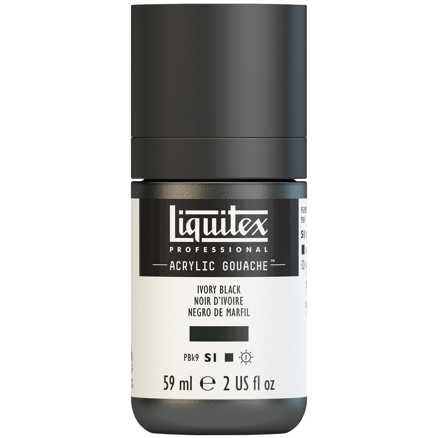 GOUACHE LIQUITEX IVORY BLACK S1 59ML