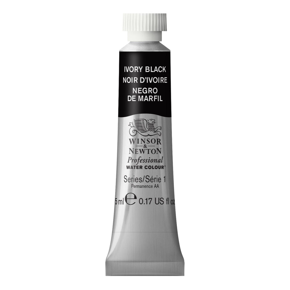 W/COL W&N ARTIST IVORY BLACK S1 5ML