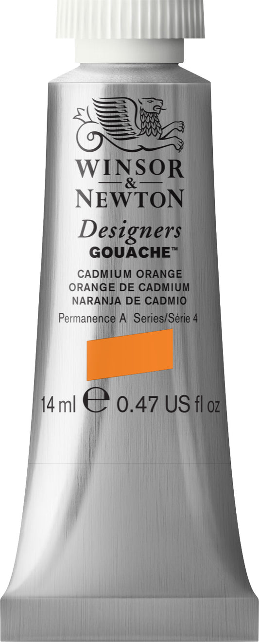 GOUACHE W/N  CADMIUM ORANGE S4 14ML