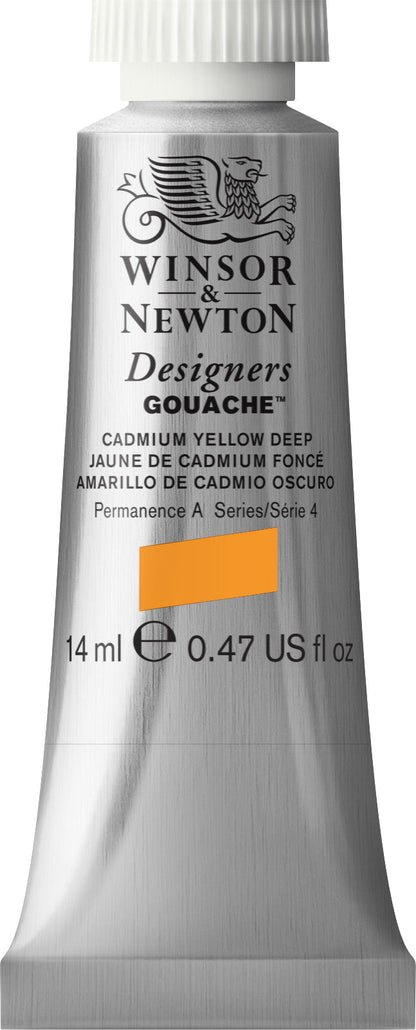 GOUACHE W/N  CAD DEEP YELLOW S4 14ML