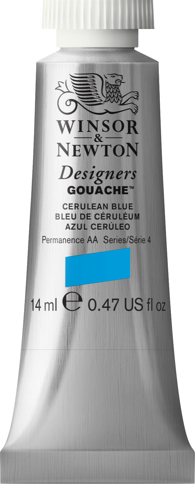 GOUACHE W/N CERULEAN BLUE S4 14ML