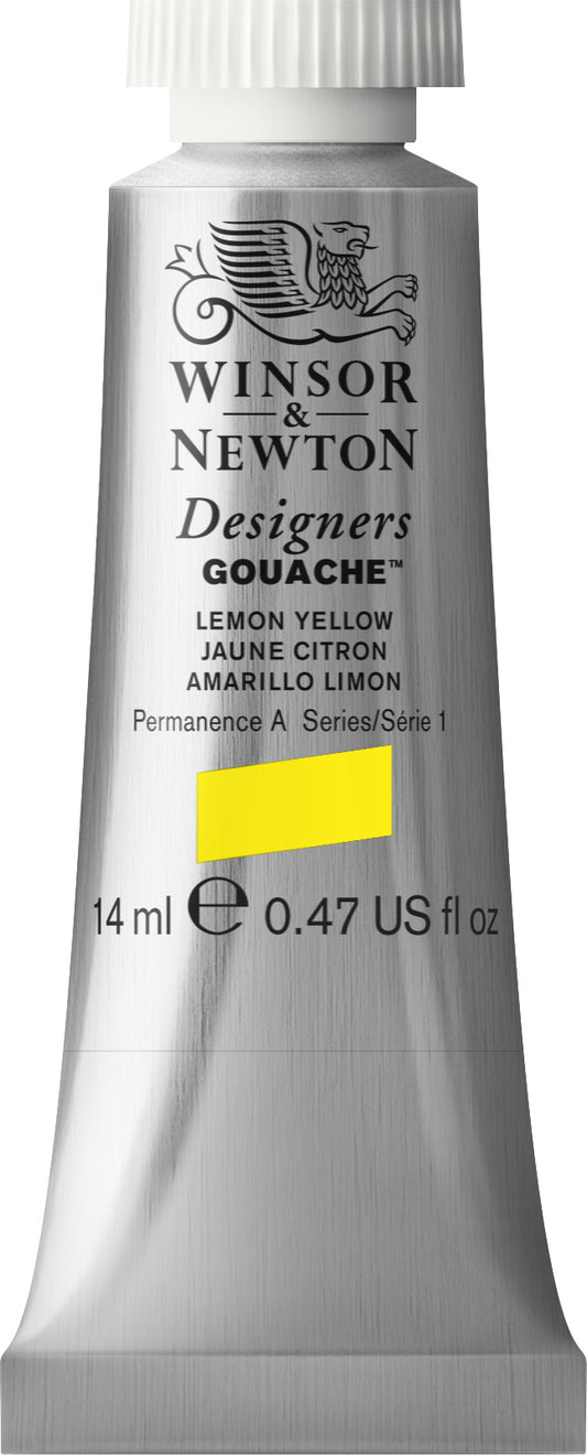 GOUACHE W/N LEMON YELLOW S1 14ML