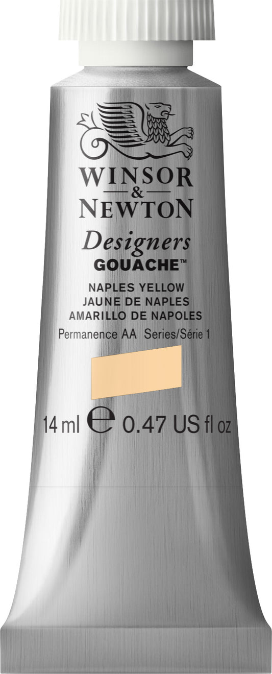 GOUACHE W/N NAPLES YELLOW S1 14ML