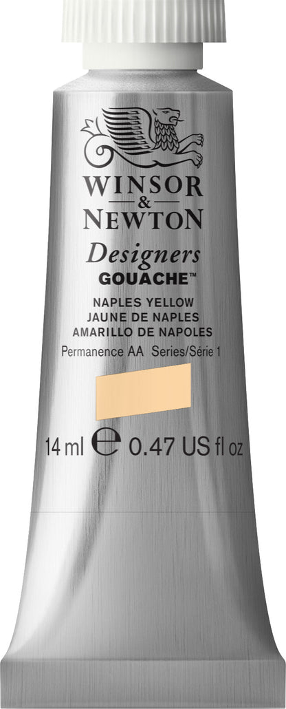GOUACHE W/N NAPLES YELLOW S1 14ML