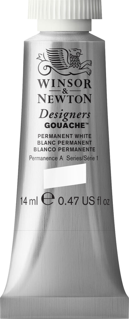 GOUACHE W/N PERM WHITE S1 37ML