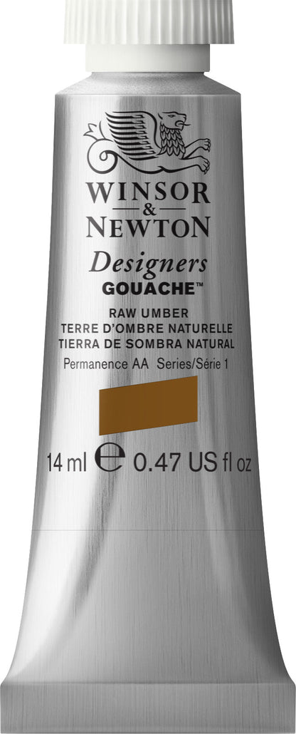 GOUACHE W/N RAW UMBER S1 14ML