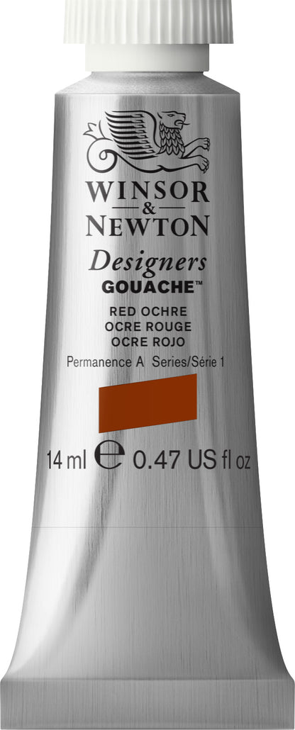 GOUACHE W/N RED OCHRE S1 14ML