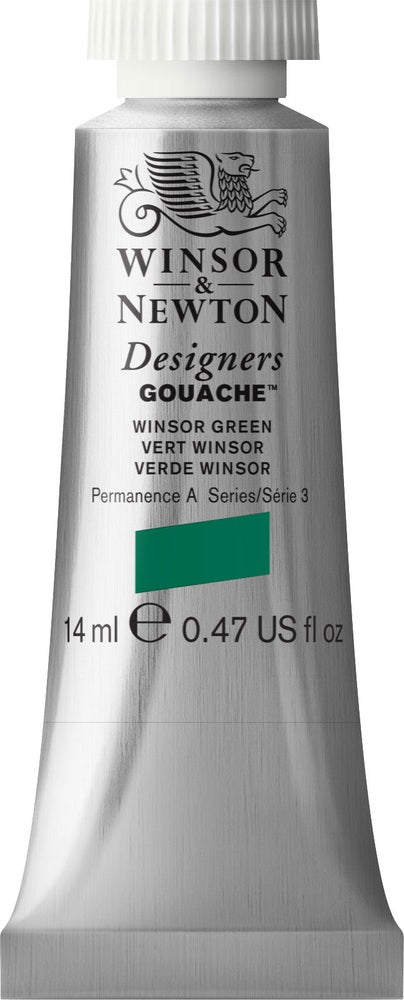 GOUACHE W/N  WINSOR GREEN S3 14ML
