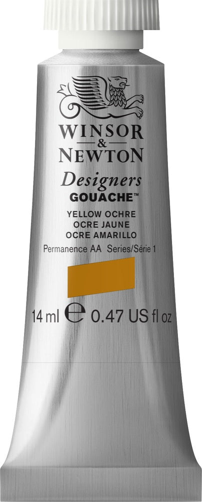 GOUACHE W/N YELLOW OCHRE S1 14ML