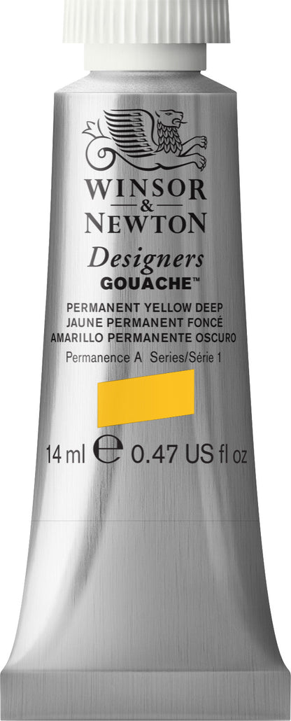 GOUACHE W/N PERM YELLOW DEEP S1 14ML