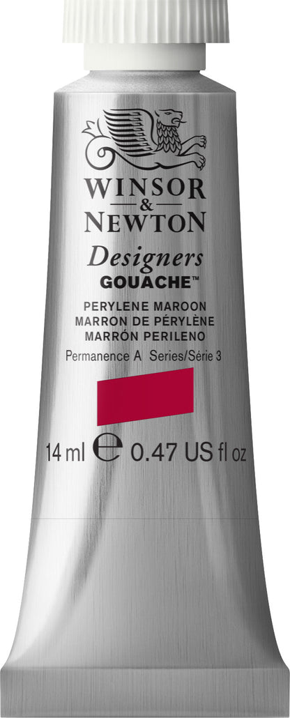 GOUACHE W/N PERYLENE MAROON S3 14ML