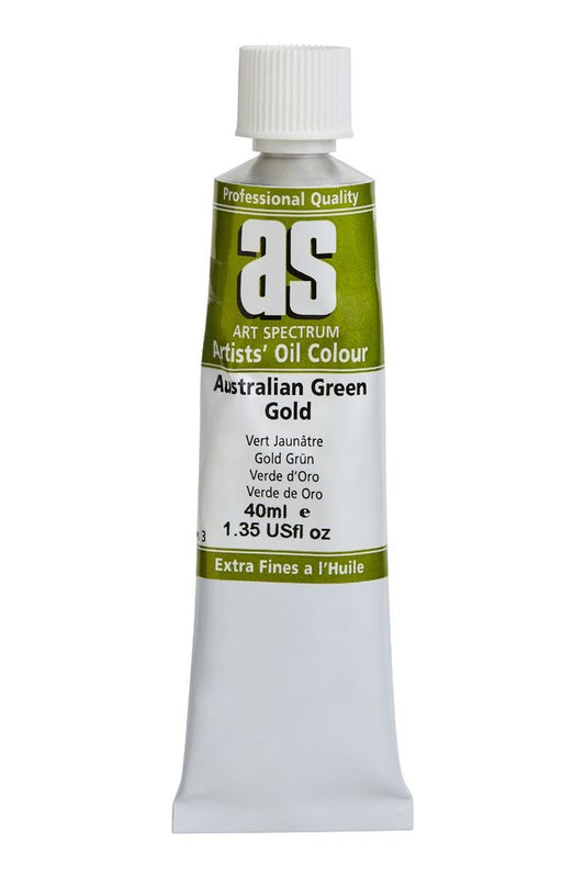 OIL AS ARTIST 40ML S3 AUST GREEN GOLD