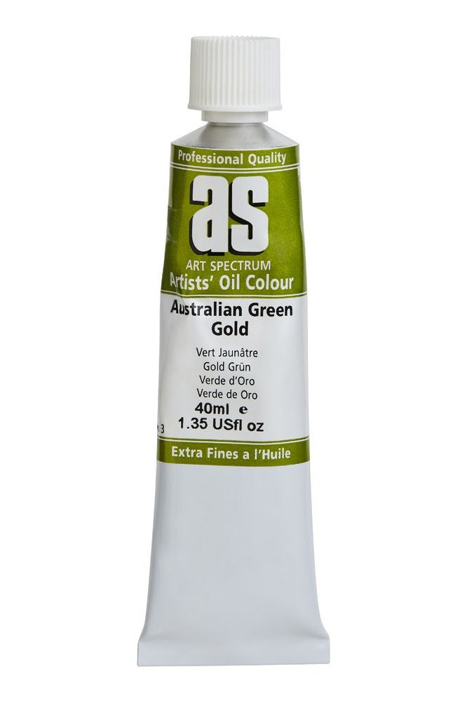 OIL AS ARTIST 40ML S3 AUST GREEN GOLD