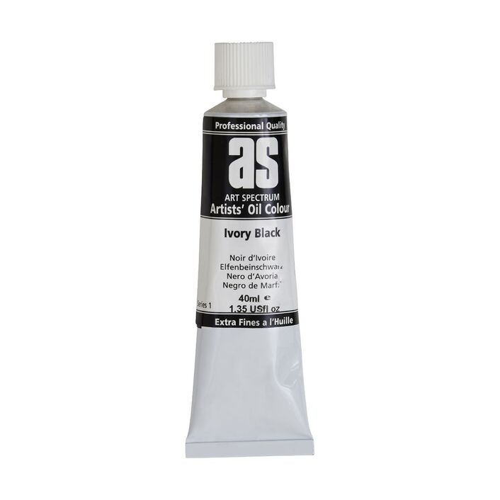 OIL AS ARTIST 40ML S1 IVORY BLACK