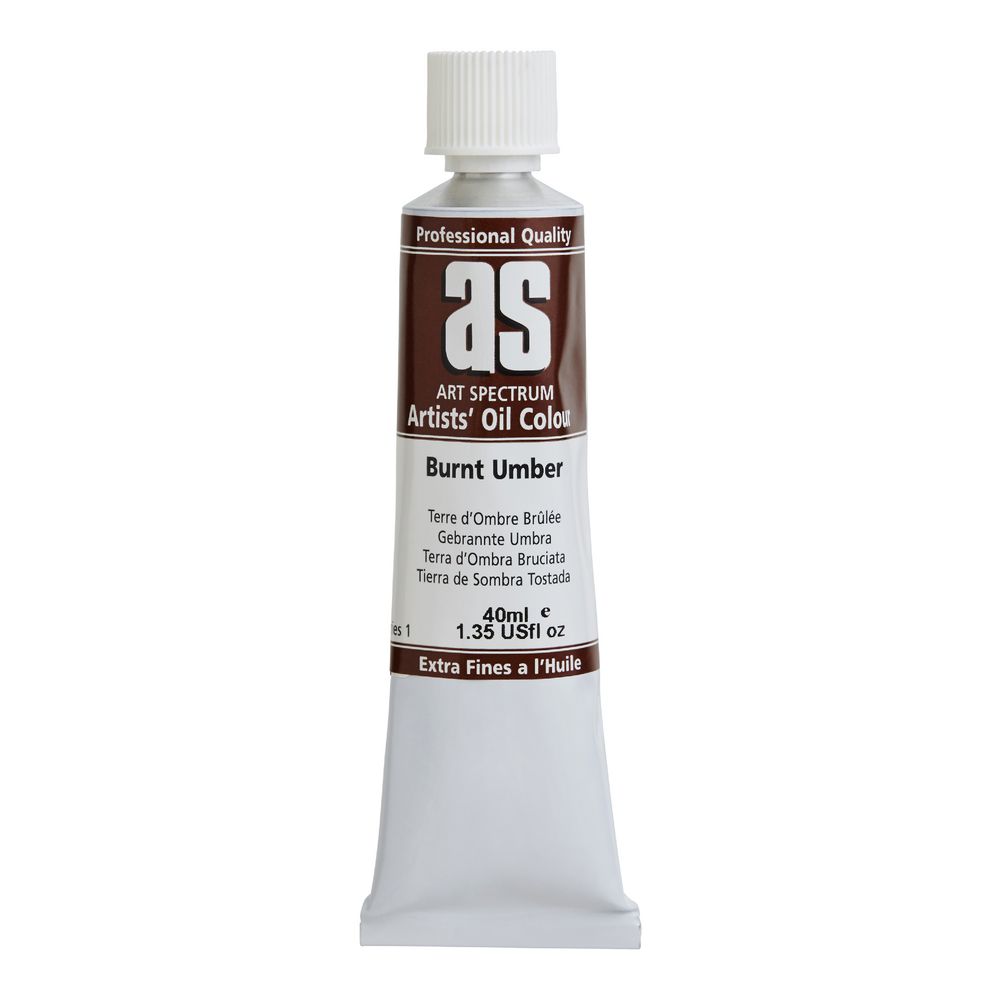 OIL AS ARTIST 40ML S1 BURNT UMBER