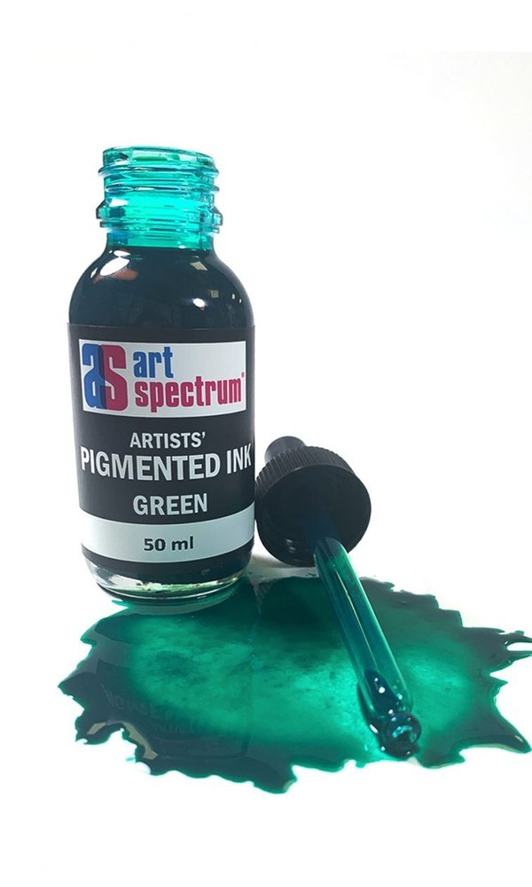 INK AS ACRYL PIGMENTED GREEN 50ML