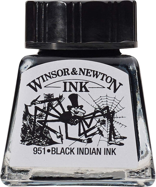 INK W&N DRAWING WATERPROOF BLACK INDIAN