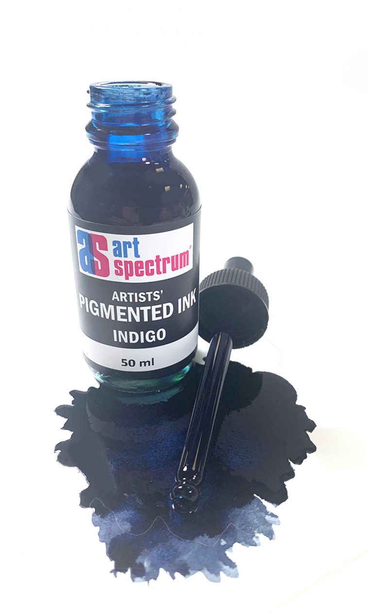 INK AS ACRYL PIGMENTED INDIGO 50ML