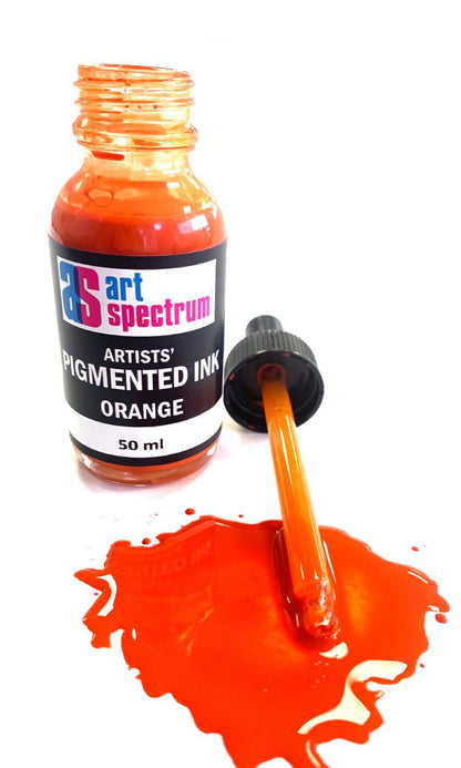 INK AS ACRYL PIGMENTED ORANGE 50ML