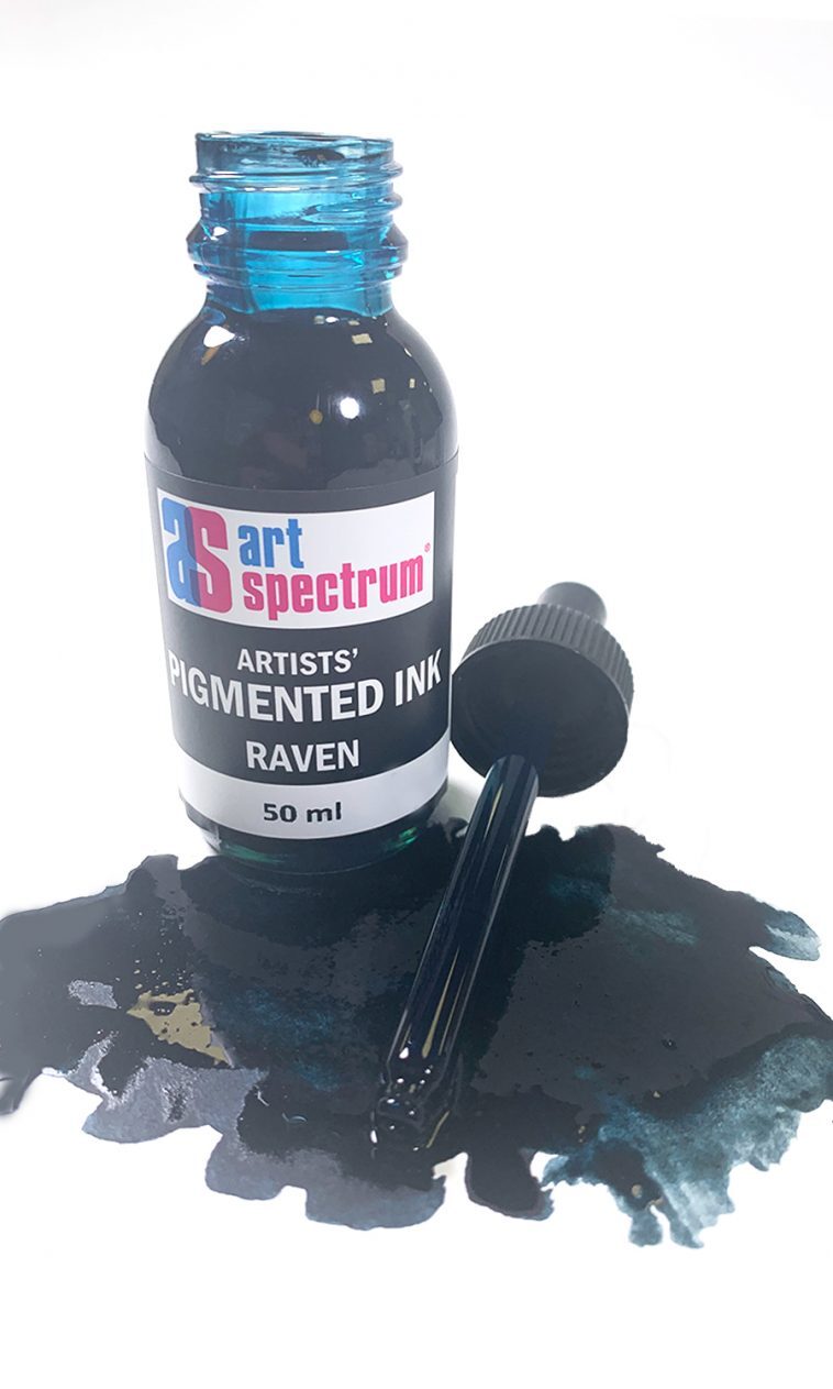 INK AS ACRYL PIGMENTED RAVEN 50ML