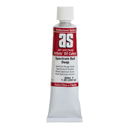 OIL AS ARTIST 40ML S1 SPECTRUM RED DEEP