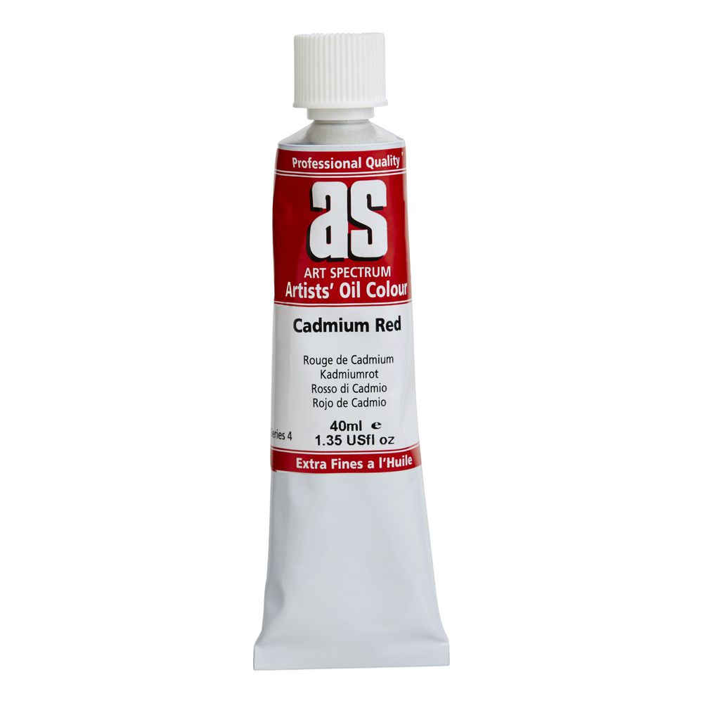 OIL AS ARTIST 40ML S4 CADMIUM RED