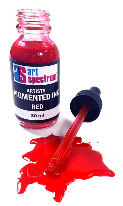 INK AS ACRYL PIGMENTED RED 50ML