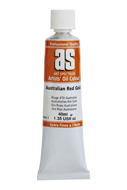 OIL AS ARTIST 40ML S3  AUST RED GOLD