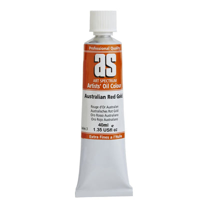 OIL AS ARTIST 40ML S3  AUST RED GOLD