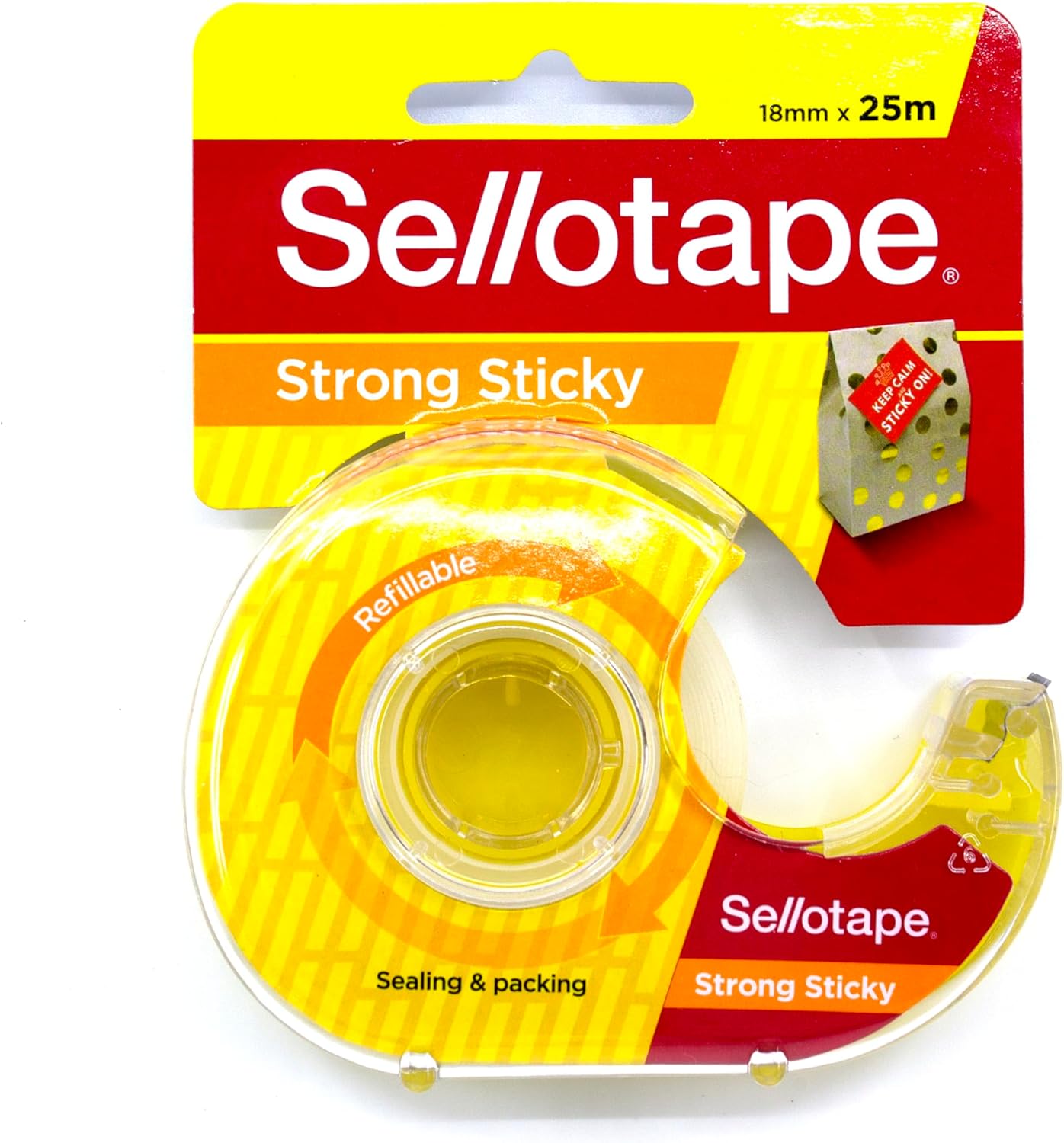 TAPE SELLOTAPE STRONG STICKY 18mmx25m