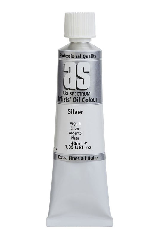 OIL AS ARTIST 40ML S3 SILVER
