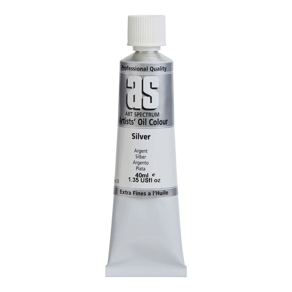 OIL AS ARTIST 40ML S3 SILVER