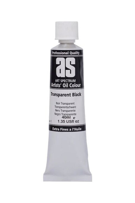 OIL AS ARTIST 40ML S1 TRANSPARENT BLACK