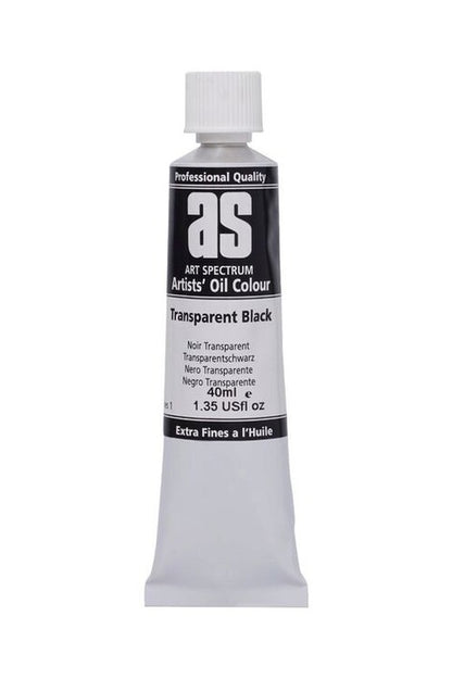 OIL AS ARTIST 40ML S1 TRANSPARENT BLACK