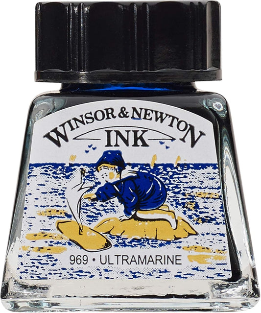 INK W&N DRAWING ULTRAMARINE 14ML 660